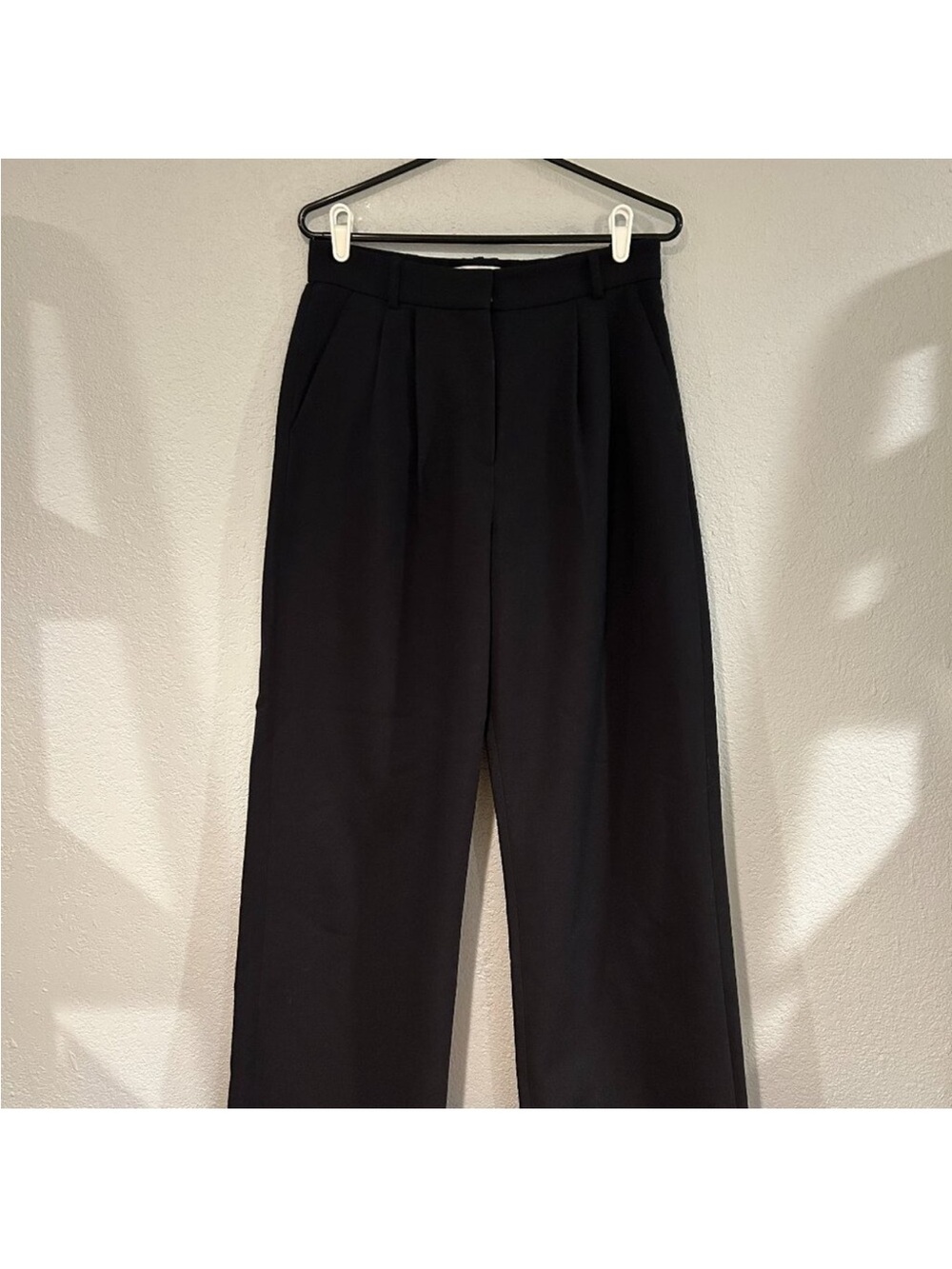 Abercrombie & Fitch Black Sloane High-Rise Wide Leg Trousers 29 8E